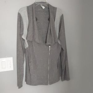 Marika grey active zip up jacket XL